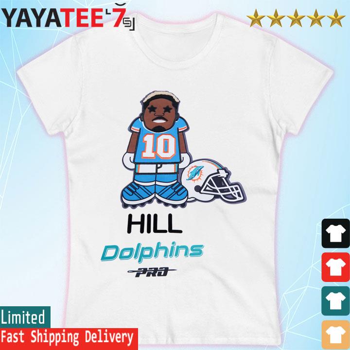 MIAMI DOLPHINS TYREEK HILL #10 AVATAR SJ TEE (WHITE) – Pro Standard