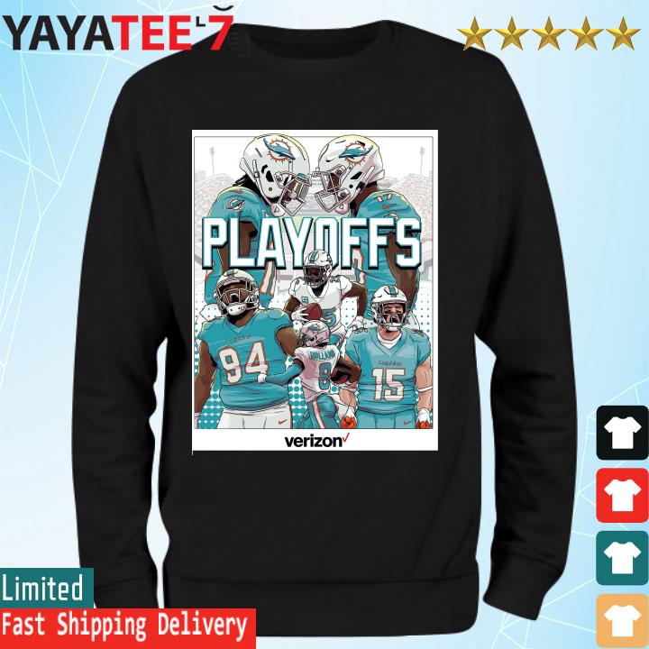 Miami Dolphins Playoffs 2022 Go Fins shirt, hoodie, sweater, long