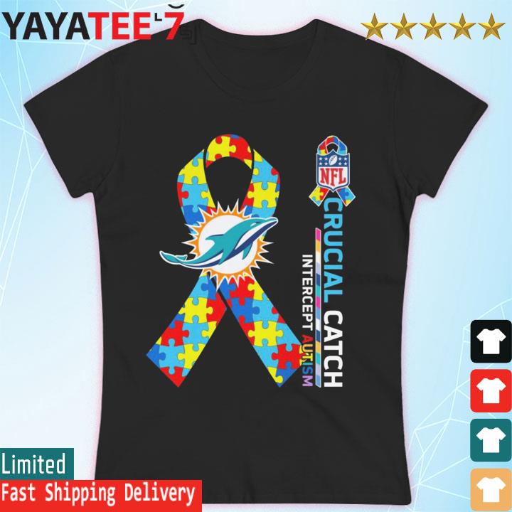 Miami Dolphins crucial catch intercept autism 2023 shirt, hoodie