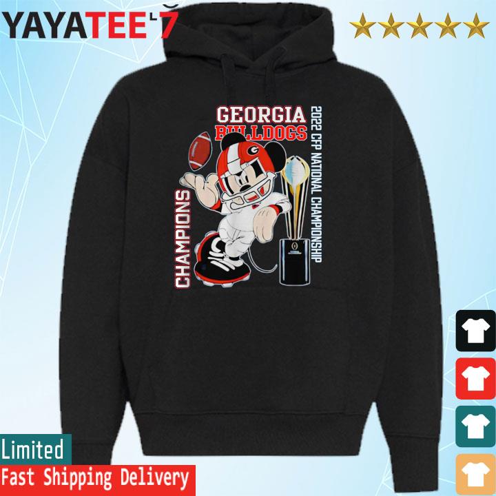 Mickey Mouse Georgia Bulldogs 2022 CFP National Championship Shirt