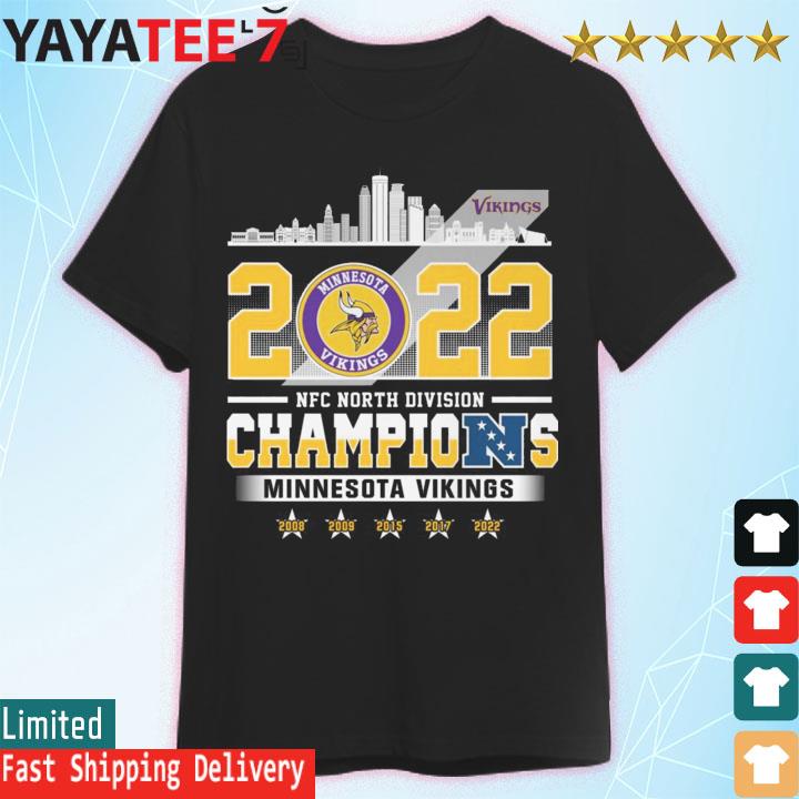 FREE shipping Minnesota Vikings 2022 NFC North Division Champions Locker  Room Trophy Shirt, Unisex tee, hoodie, sweater, v-neck and tank top