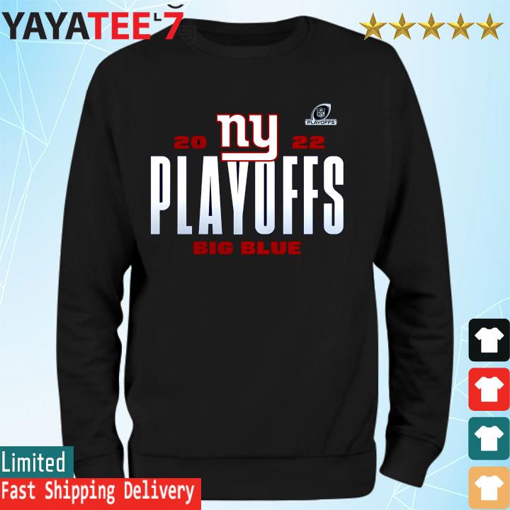 Official new York Giants Playoffs 2022 Big Blue Shirt, hoodie