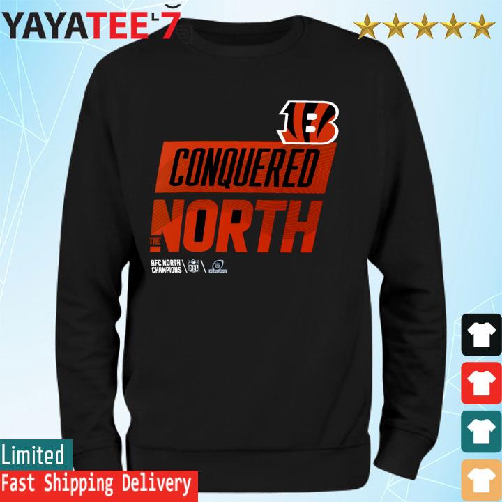 Cincinnati bengals conquered north nike shirt