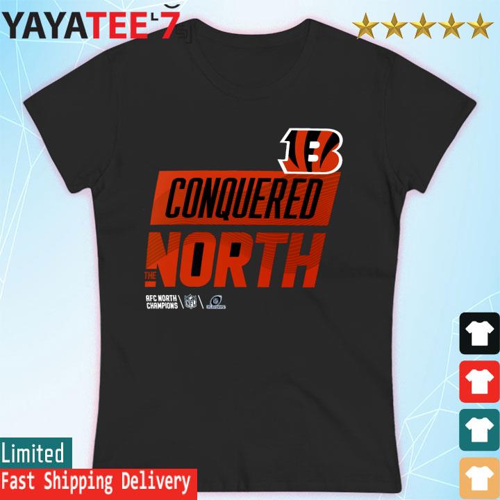 Cincinnati Bengals 2022 AFC North Division Champions conquered north shirt,  hoodie, sweater, long sleeve and tank top