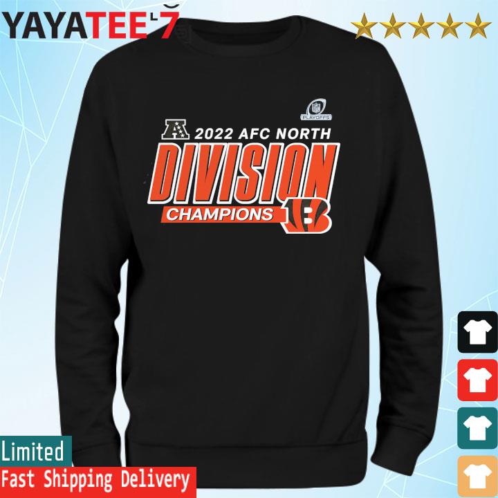 Cincinnati Bengals 2022 AFC North division champions divide and conquer  shirt, hoodie, sweater and v-neck t-shirt