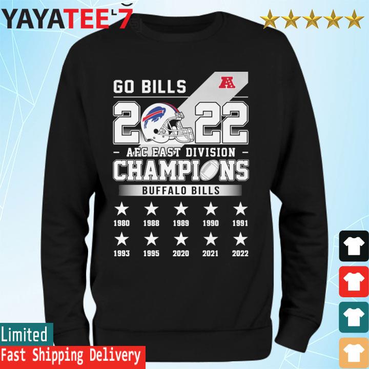 Buffalo Bills Go Bills 2022 AFC East Champions Shirt - Limotees