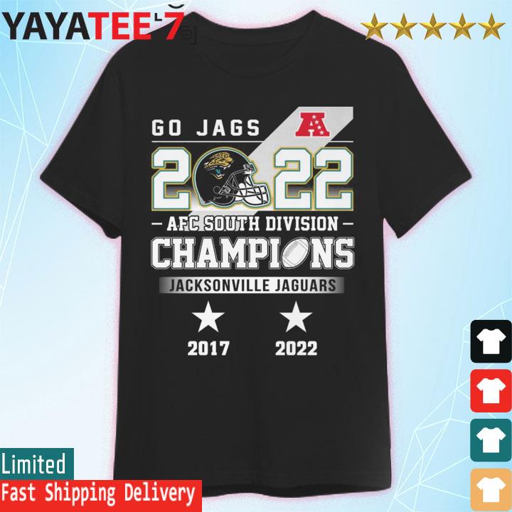 Jacksonville Jaguars AFC South division champions 2017 2022 shirt