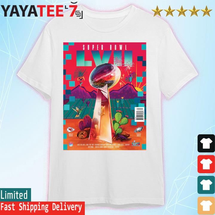 Kansas City Chiefs vs Philadelphia Eagles Super Bowl LVII 2023 poster shirt,  hoodie, sweater, long sleeve and tank top