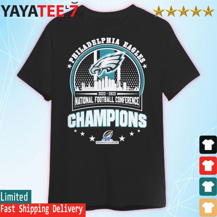 Official 2023 NFC East Division Champions Philadelphia Eagles Midnight  Green T-Shirt