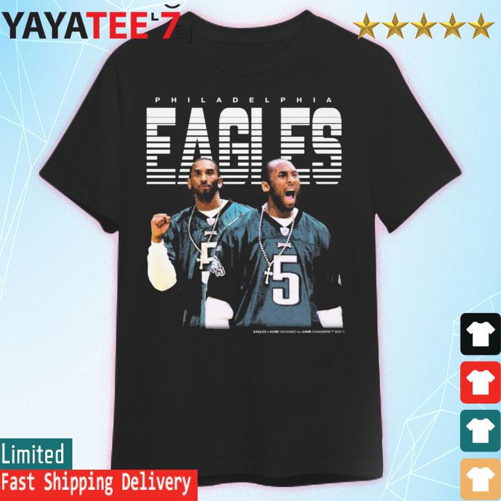 Official philadelphia eagles eagles Kobe designed by game changer 2022 T- shirt, hoodie, tank top, sweater and long sleeve t-shirt