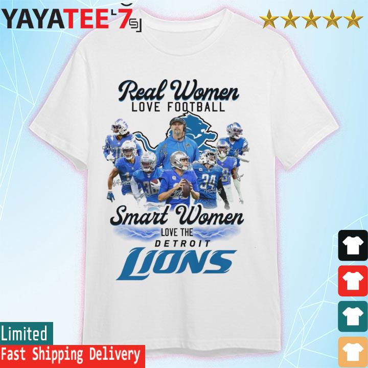 Women Love Football Smart Women Love Detroit Lions Tshirt, hoodie,  longsleeve, sweatshirt, v-neck tee