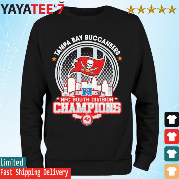 Official Tampa Bay Buccaneers 2022 NFC South Division Champions skyline  shirt, hoodie, sweater, long sleeve and tank top