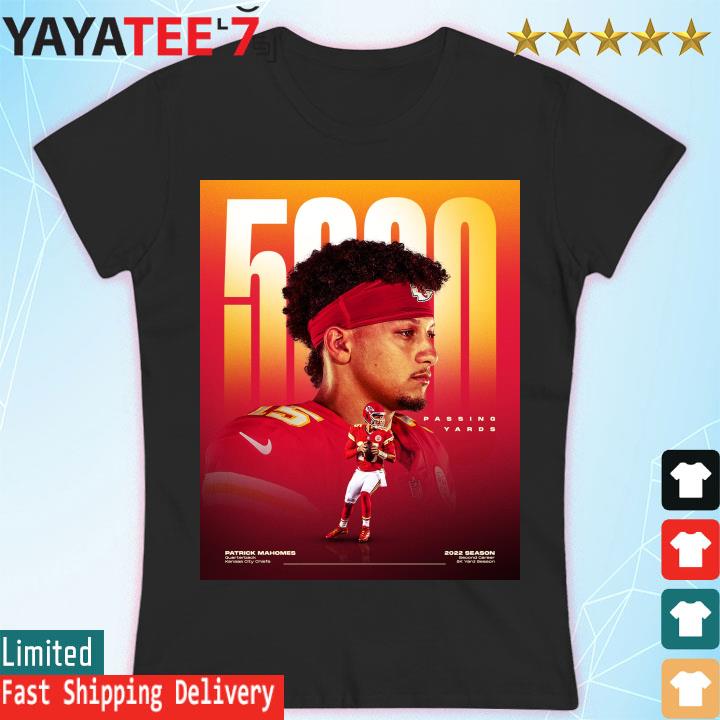 Patrick Mahomes Kansas City Chiefs 5000 Passing yards shirt, hoodie,  longsleeve tee, sweater