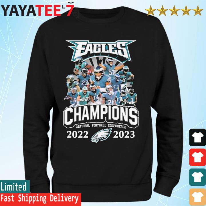 Philadelphia Eagles 2022-2023 National Football Conference Champions shirt,  hoodie, sweater, long sleeve and tank top