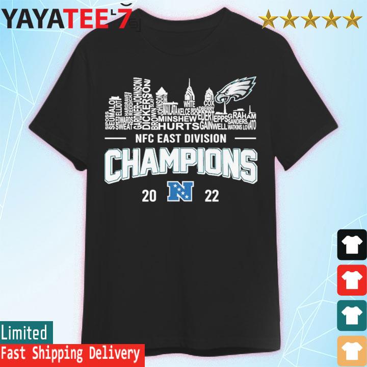 Original philadelphia Eagles City Skyline, Eagles 2022 Nfc East Division  Champions Shirt, hoodie, sweater, long sleeve and tank top