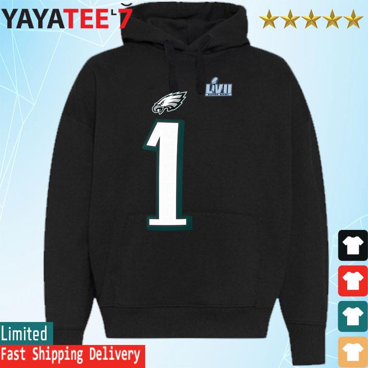 Philadelphia Eagles Jalen Hurts Nike Black Super Bowl LVII 2023 shirt,  hoodie, sweater, long sleeve and tank top