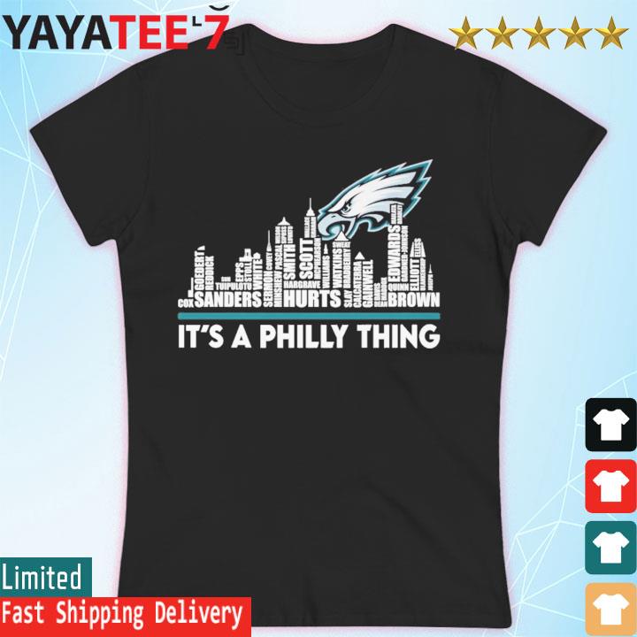 Philadelphia Eagles players names skyline, It's A Philly Thing