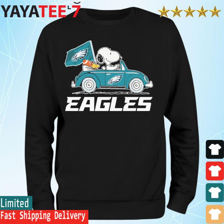 Official philadelphia Eagles Snoopy And Woodstock Drive Car 2023