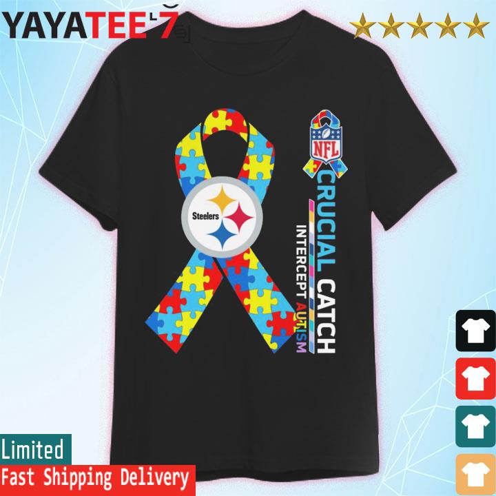 Pittsburgh Steelers Crucial catch intercept Autism NFL shirt - Guineashirt  Premium ™ LLC