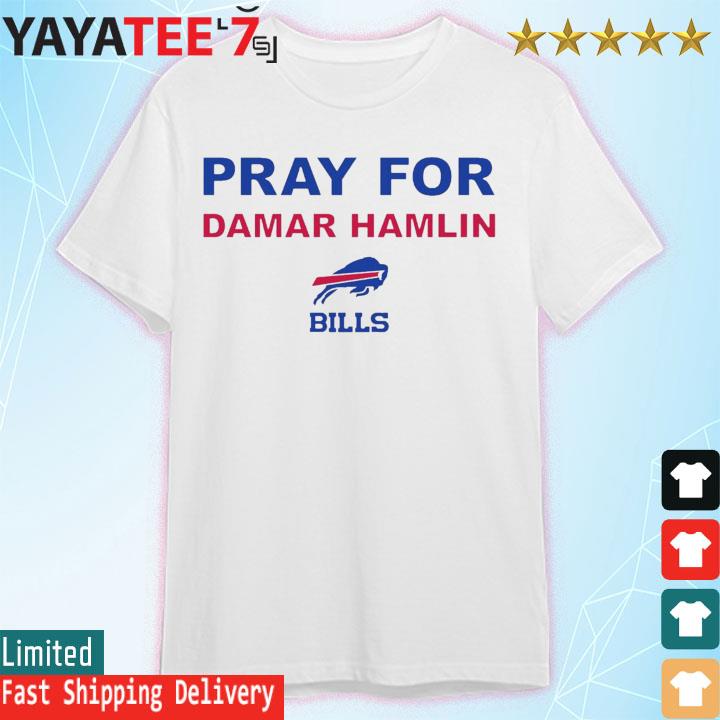 Pray For 3 Damar Hamlin Shirt, Buffalo Bills Unisex T-Shirt