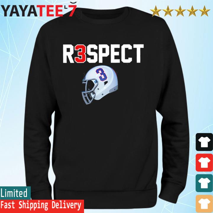 R3spect Hamlin, For Damar Hamlin T-Shirt, hoodie, sweater, long