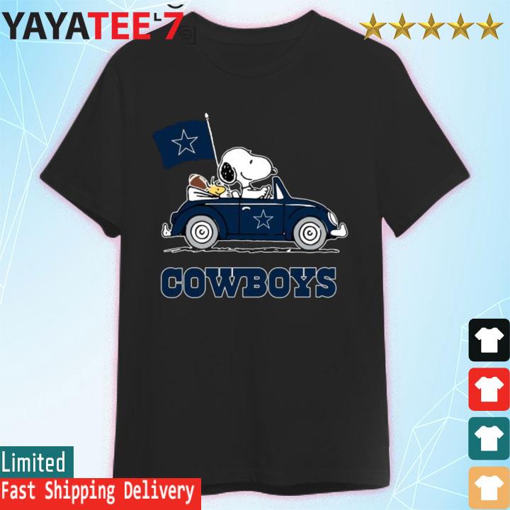 Snoopy And Woodstock Driving Car Dallas Cowboys shirt, hoodie