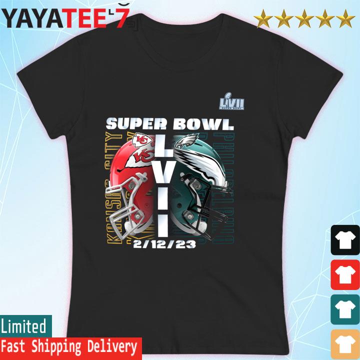 Philadelphia Eagles Vs Kansas City Chiefs 2023 LVII Super Bowl shirt custom  for fan