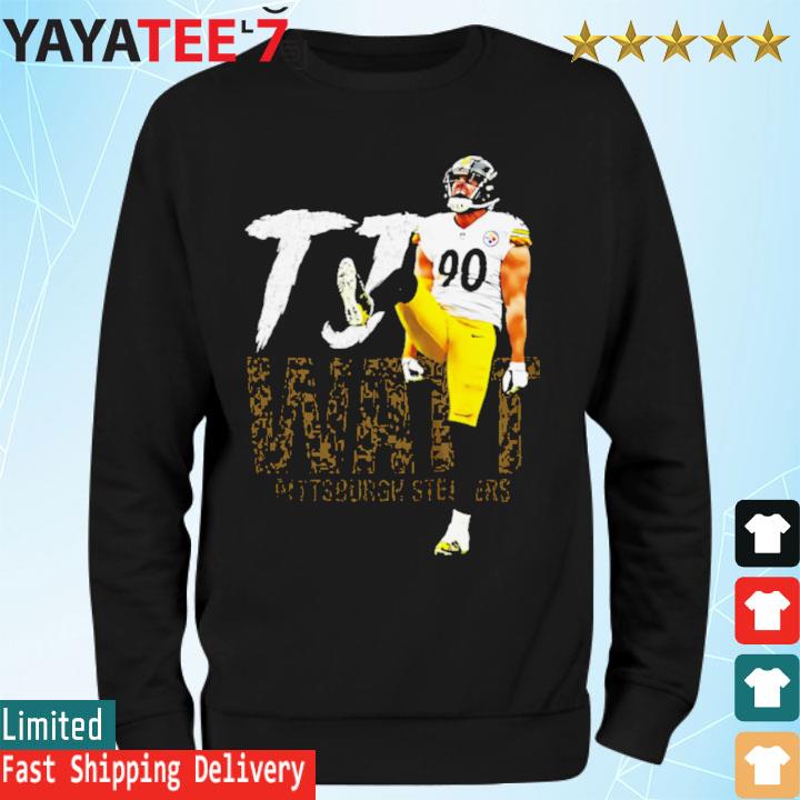 TJ Watt 90 Pittsburgh Steelers football retro poster shirt, hoodie, sweater,  long sleeve and tank top