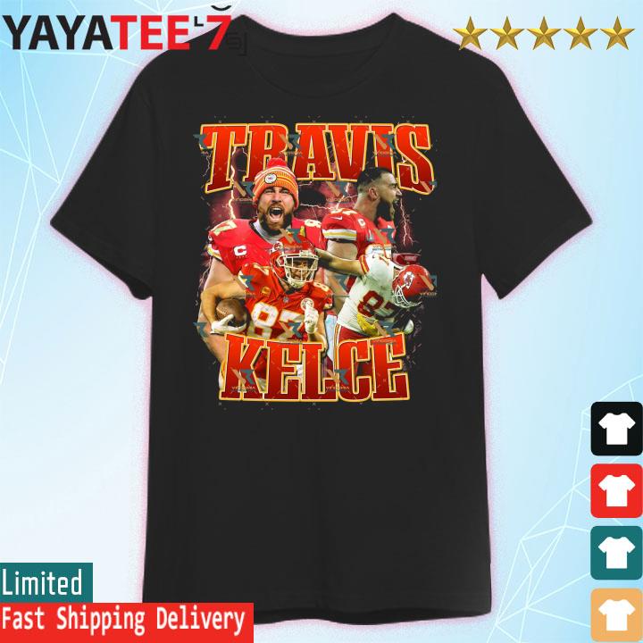 Travis Kelce Shirt Travis Kelce Vintage 90S Bootleg Style Rap Tee