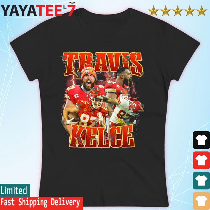 Travis Kelce Vintage 90s Bootleg T-shirt, American Football Shirt Designed  & Sold By Val Well-Heeled