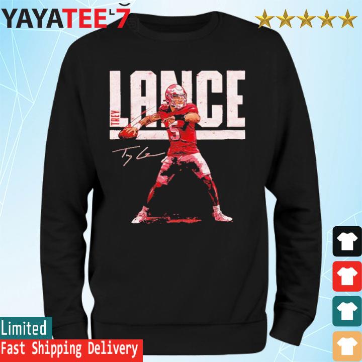 San francisco 49ers trey lance trey area shirt, hoodie, sweater and long  sleeve