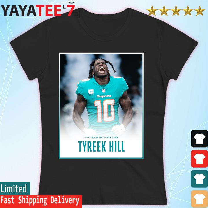 Tyreek Hill 10 Miami Dolphins football player poster shirt, hoodie,  sweater, long sleeve and tank top