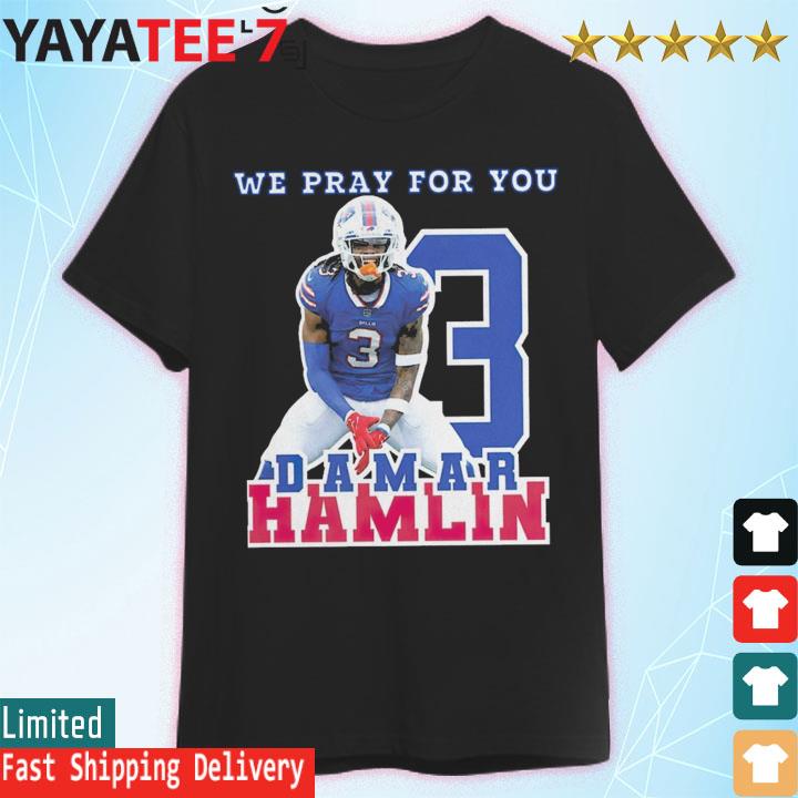 Buffalo Bills Damar Hamlin love for 3 shirt, hoodie, sweater, long sleeve  and tank top