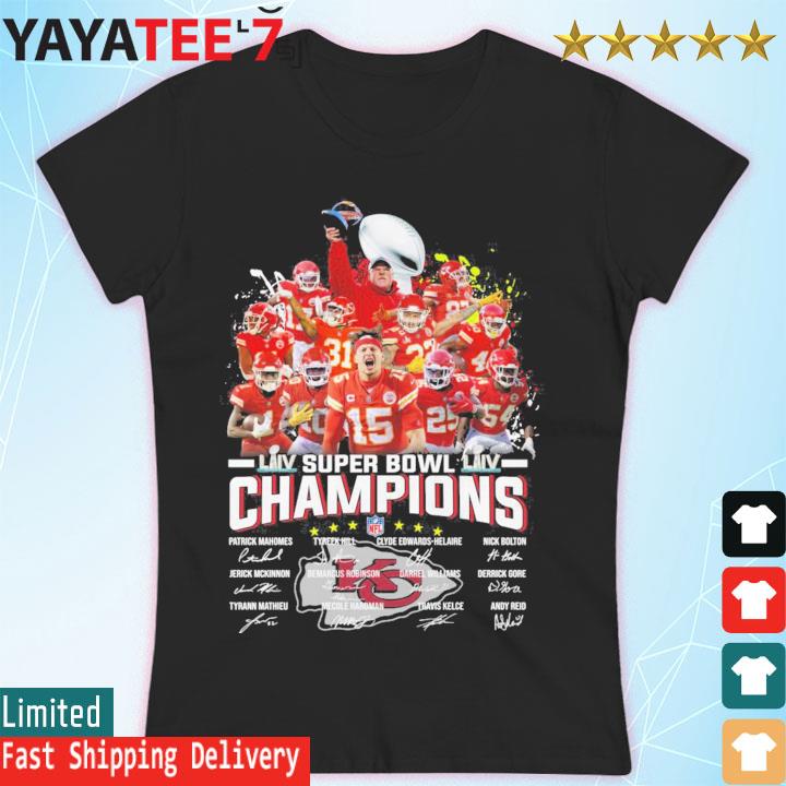 2022 2023 Kansas City Chiefs Super Bowl Lvii Champions Signatures Shirt,  hoodie, sweater, long sleeve and tank top