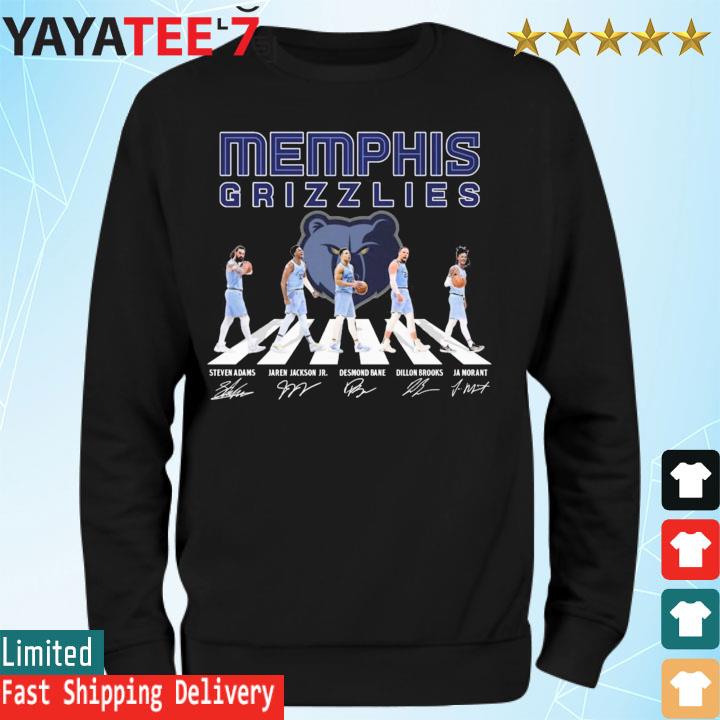 2023 Memphis Grizzlies team abbey road signatures shirt, hoodie, sweater,  long sleeve and tank top