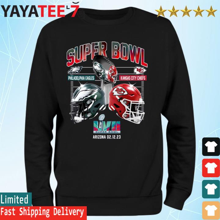 Philadelphia Eagles vs Kansas City Chiefs Super Bowl LVII 2023 matchup shirt,  hoodie, sweater, long sleeve and tank top