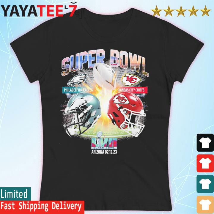 Super Bowl 2023 LVII Eagles Vs Chiefs T-shirt - Kaiteez