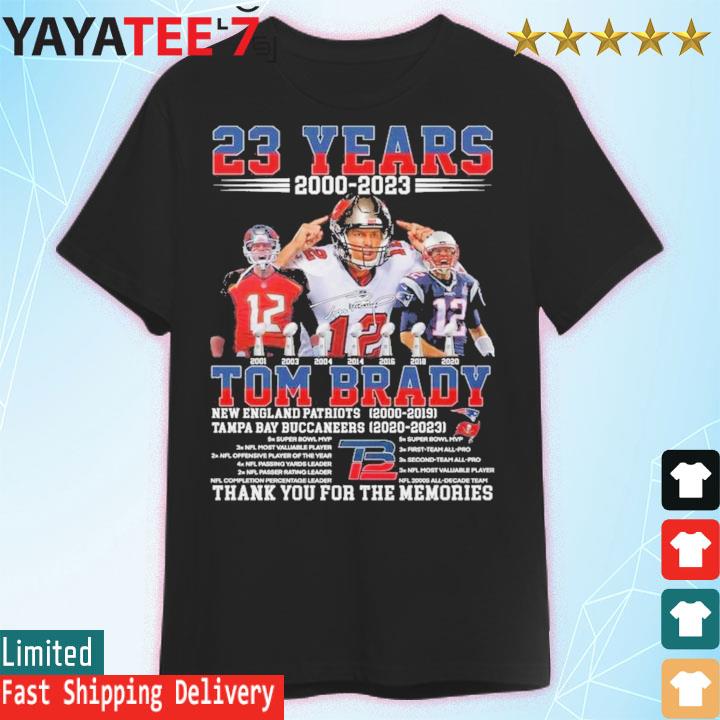 Tampa bay buccaneers and new england Patriots tom brady signatures shirt,  hoodie, sweater, long sleeve and tank top