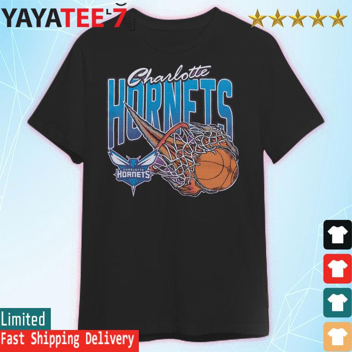 NBA Charlotte Hornets Basketball Issued Long Sleeve Shirt Size Large-T