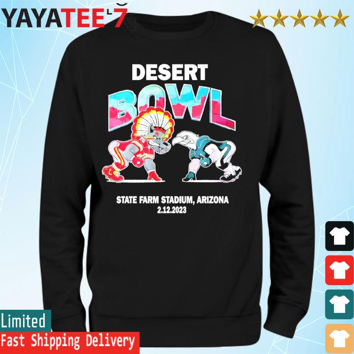 Desert Bowl LVII Philadelphia Eagles Vs Kansas City Chiefs mascot s Sweatshirt