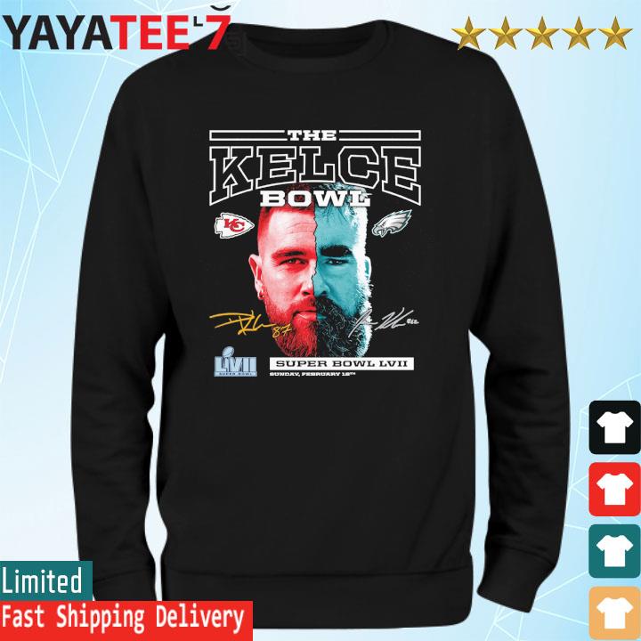 Travis Kelce x Jason Kelce Kansas City Chiefs x Philadelphia Eagles Will Be  Facing Off In The Super Bowl LVII Unique T-Shirt - Binteez