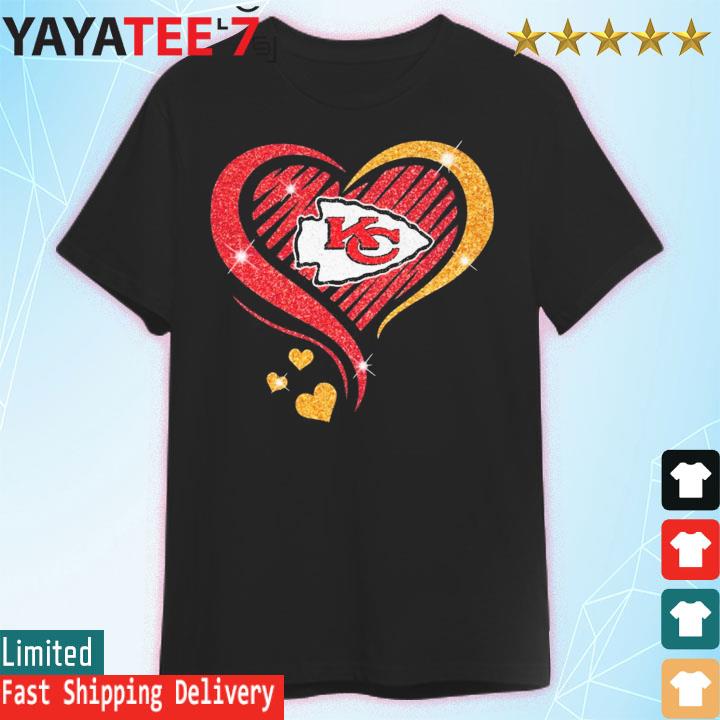 Kansas City Chiefs Kingdom Heart Diamond 2023 T-shirt,Sweater, Hoodie, And  Long Sleeved, Ladies, Tank Top