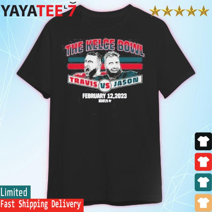 Official kelce Brothers Jason Kelce Vs Travis Kelce Lvii Super Bowl Matchup  2023 T-shirt - 2020 Trending Tees