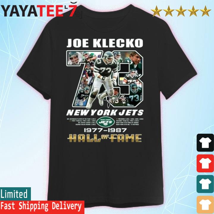 Joe Klecko New York Jets 1977 – 1987 Hall Of Fame Signature Shirt