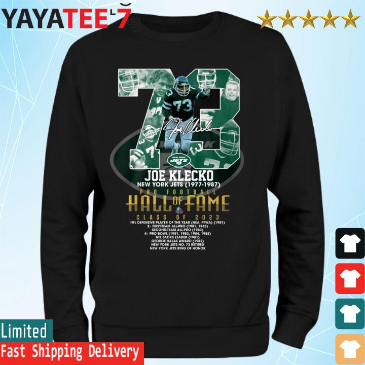 Official new york jets Joe klecko pro Football hall of fame's class of 2023  T-shirts, hoodie, tank top, sweater and long sleeve t-shirt