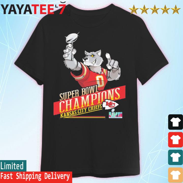 K.C Wolf super Bowl Champions Kansas City Chiefs trophy shirt