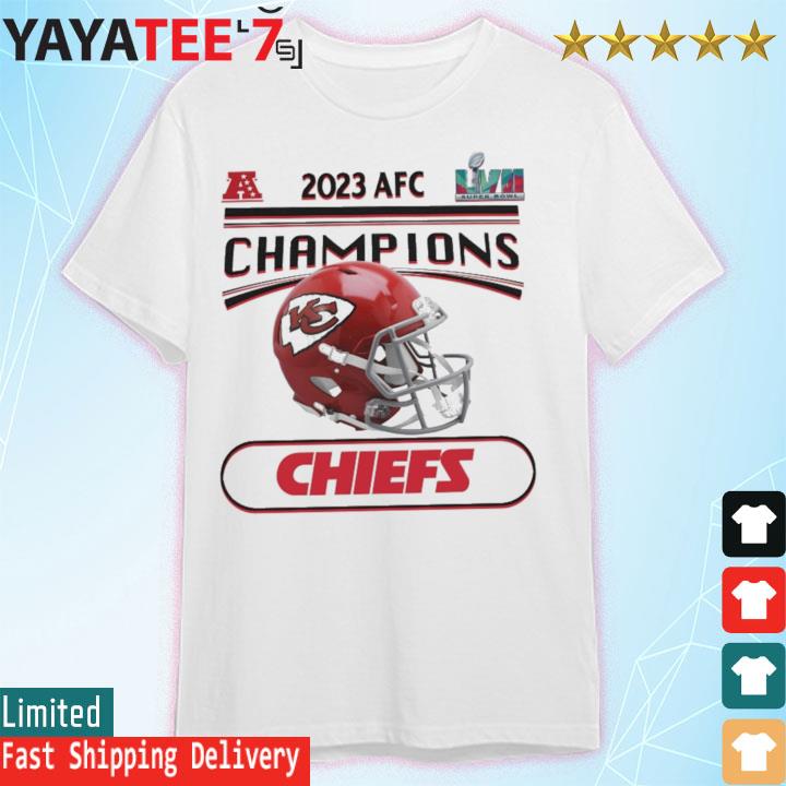 Cheap Kansas City Chiefs AFC Championship 2023 NFL Football Shirt - Wiseabe  Apparels