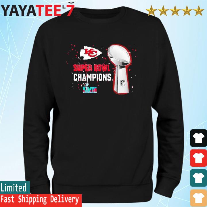 Kansas City Chiefs 2023 Champs Super Bowl Lvii Black T-s Sweatshirt