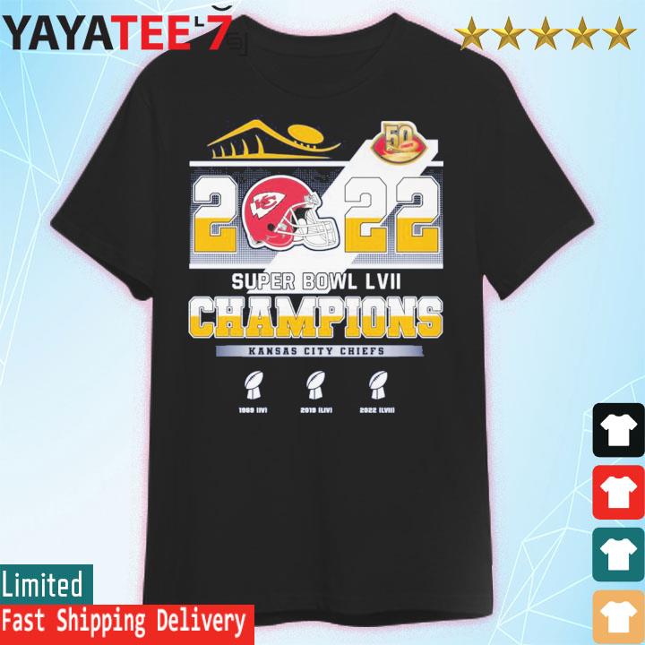 Kansas City Chiefs Super Bowl LVII Champions 2022 Unique T-Shirt