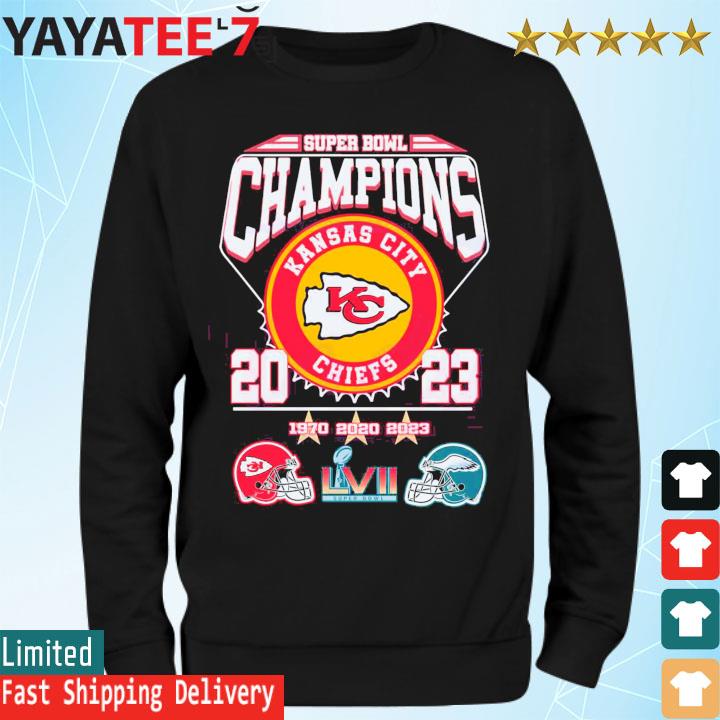 Kansas City Chiefs 38 35 Philadelphia Eagles 2022 Super Bowl LVII matchup  final score shirt, hoodie, sweater, long sleeve and tank top